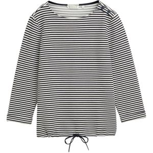 Tom Tailor - Long Sleeve - Dames - Zwart - Loose-Fit - Comfortabel