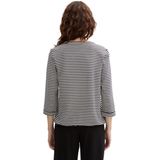 Tom Tailor - Long Sleeve - Dames - Zwart - Loose-Fit - Comfortabel