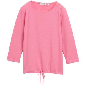 Tom Tailor - T-shirt - Bright Rose - Dames - 3/4 Mouw