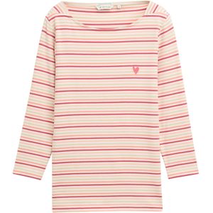 Tom Tailor Dames Longsleeve STRIPED regular fit Veelkleurig XL Volwassenen