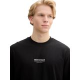 T-shirt - Ronde Hals - Jersey - Logoprint - Losse Pasvorm - Halve Mouw