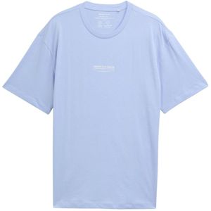 Tom Tailor - Denim - T-shirt - Brunnera Blue - Met Merkfrontprint