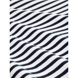 TOM TAILOR - 1045410 - T-shirt - Marineblauw en Wit Gestreept - Katoen