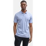Poloshirt - Brunnera Blue Two Tone - Korte Mouwen - Polokraag - Contrastdetails