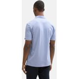 Poloshirt - Brunnera Blue Two Tone - Korte Mouwen - Polokraag - Contrastdetails