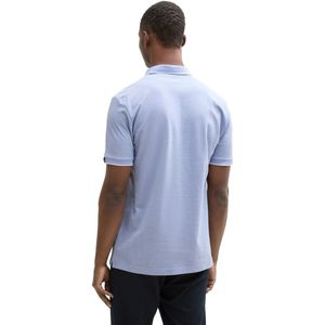 Poloshirt - Brunnera Blue Two Tone - Korte Mouwen - Polokraag - Contrastdetails