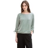 T-shirt - Gestreept - Viscose/Polyester - Losse Pasvorm