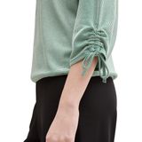 T-shirt - Gestreept - Viscose en Polyester - Losse Pasvorm