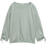 T-shirt - Gestreept - Viscose en Polyester - Losse Pasvorm
