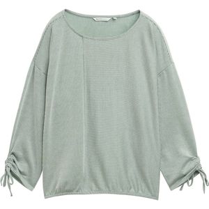 T-shirt - Gestreept - Viscose/Polyester - Losse Pasvorm