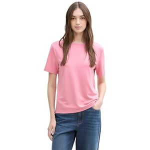 TOM TAILOR DENIM - Shirt - Rosa - Jersey - Kwartmouw