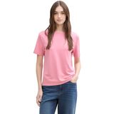 TOM TAILOR Denim Rundhalsshirt, mit Rundhalsausschnitt