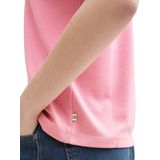 Tom Tailor - Modern Fluent - T-shirt - Roze - Korte Mouwen