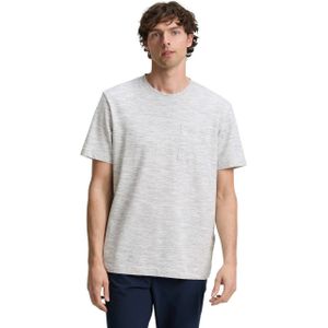 Tom Tailor - T-shirt - Mêlee - Katoenmix - Regular Fit - Logopatch