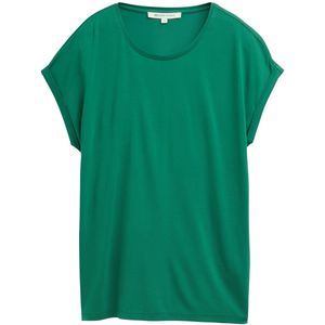 T-shirt - Effen - Jersey - Losse Pasvorm - Kwartmouw