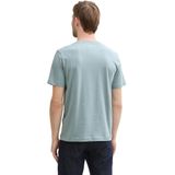Tom Tailor - T-shirt - Grey mint - Met Frontprint