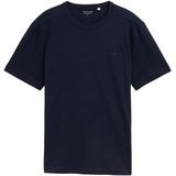 Tom Tailor - T-shirt - Sky captain blue - Met Geborduurd Logo
