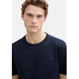 Tom Tailor - T-shirt - Sky captain blue - Met Geborduurd Logo