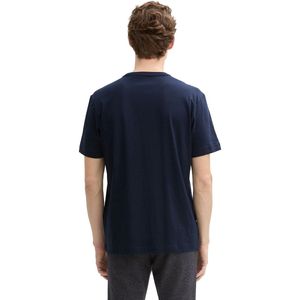 Tom Tailor - T-shirt - Sky captain blue - Met Geborduurd Logo