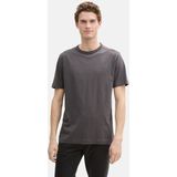 Tom Tailor - T-shirt - Effen - Katoen - Regular Fit - Ronde Hals