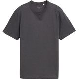 Tom Tailor - T-shirt - Effen - Katoen - Regular Fit - Ronde Hals