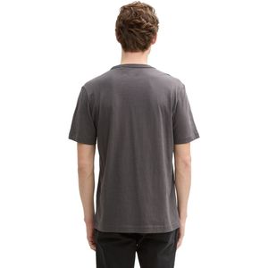 Tom Tailor - T-Shirt - Korte Mouwen - Melange - Regular Fit