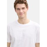 Tom Tailor - T-shirt - Mêlee - Puur Katoen - Regular Fit - Ronde Hals
