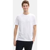 Tom Tailor - T-shirt - Mêlee - Puur Katoen - Regular Fit - Ronde Hals