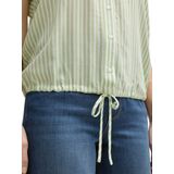 Tom Tailor - BLOUSE STRIPED SHORTSLEEVE - Blouse - Multicolor - 100% Viscose