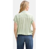 Tom Tailor - BLOUSE STRIPED SHORTSLEEVE - Blouse - Multicolor - 100% Viscose