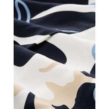 Blouse - Bloemenprint - Viscose - Tuniek Kraag - Normale Pasvorm