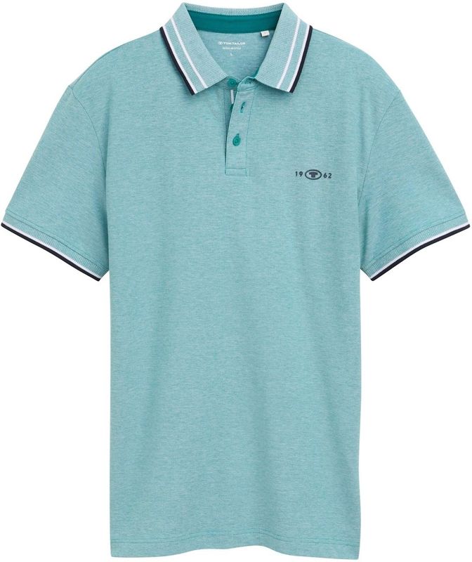 Tom Tailor - Poloshirt - Effen - T-shirt met Korte Mouwen