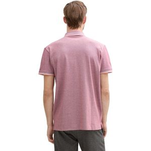 Poloshirt - Effen - Jersey - Normale Pasvorm - Kwartmouw