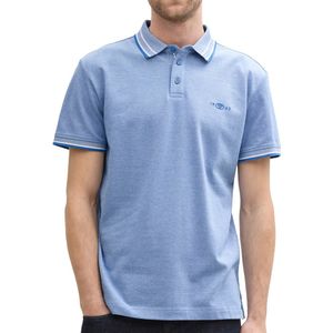 Poloshirt - Blauw - Katoen Piqué - Comfortabele Pasvorm