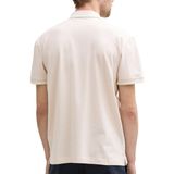 Poloshirt - Effen - Jersey - Kwartmouw - Normale Pasvorm