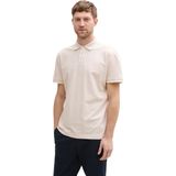 Poloshirt - Effen - Jersey - Kwartmouw - Normale Pasvorm