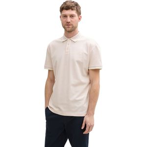 Poloshirt - Effen - Jersey - Kwartmouw - Normale Pasvorm