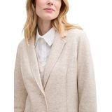 Klassieke Mantel - Mélange - Recht Model - Revers Kraag - Knoopsluiting