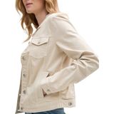 Design Blouson - Effen - Denim - Slanke Pasvorm