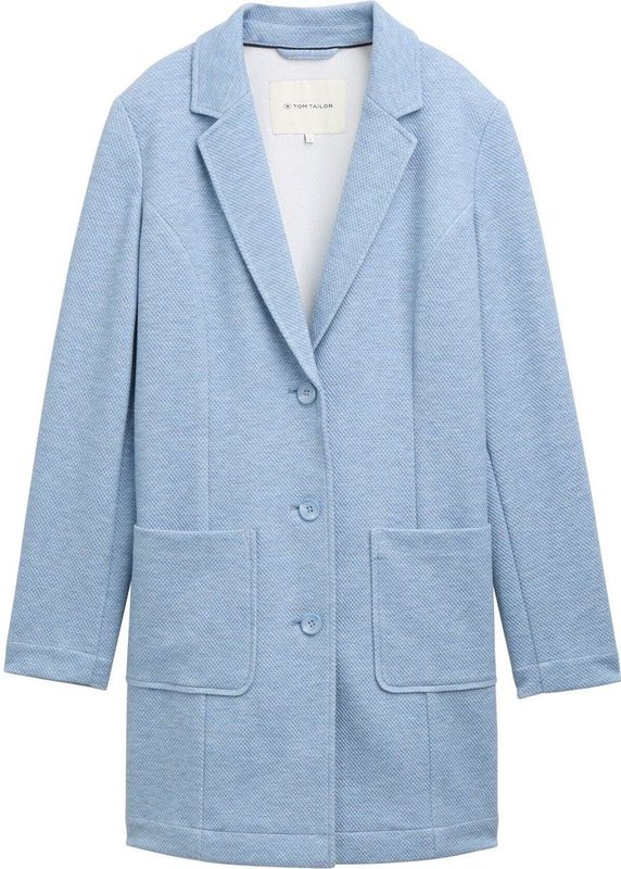 TOM TAILOR - Tussenmantel - Lichtblauw - Klassieke Mantel