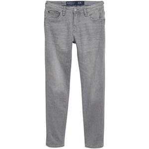Tom Tailor - Ttpiers Slim - Jeans - Lichtgrijs - 70% Katoen, 28% Polyester, 2% Elastaan