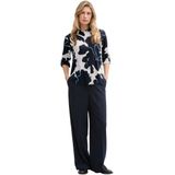 Tom Tailor - Overhemdblouse - All-over Motief - Regular Fit - Jersey - Dames