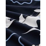 Tom Tailor - Overhemdblouse - All-over Motief - Regular Fit - Jersey - Dames