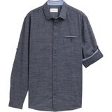 Tom Tailor - STRUCTURED SLUBYARN Overhemd - Veelkleurig - 100% Katoen