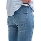 Jeans - Effen - Denim - Light Washed - Slimfit - Mid Waist - 7/8 Lengte