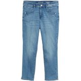 Jeans - Effen - Denim - Light Washed - Slimfit - Mid Waist - 7/8 Lengte