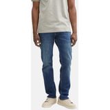 TOM TAILOR - Aedan Straight - Jeans - Used Dark Stone Blue - Denim