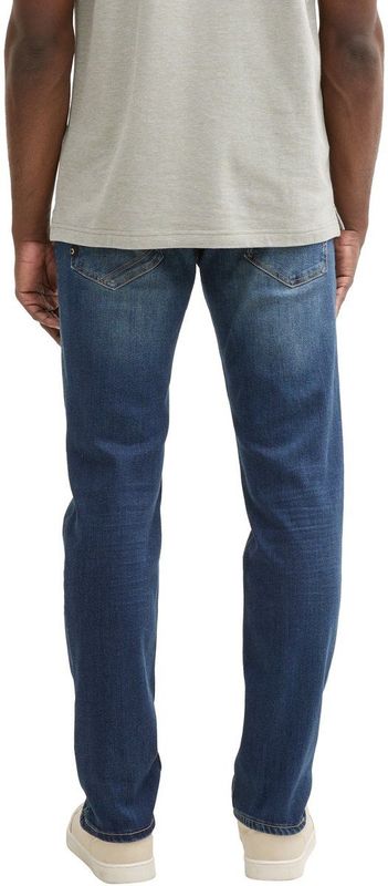 TOM TAILOR - Aedan Straight - Jeans - Used Dark Stone Blue - Denim