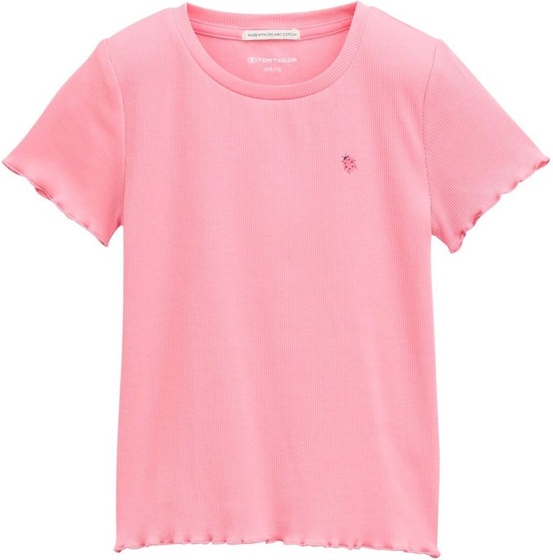 TOM TAILOR - Shirt - Rosa / Pitaja Roze / Zwart