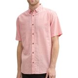 Tom Tailor - Herneoverhemd - Groen - Katoen/Linnen